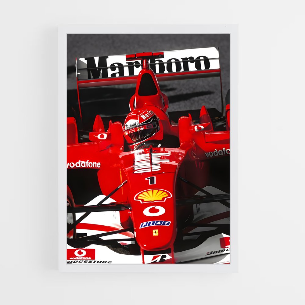 Poster Ferrari 2013 – affiche Voitures de Formule 1 (vue 3)